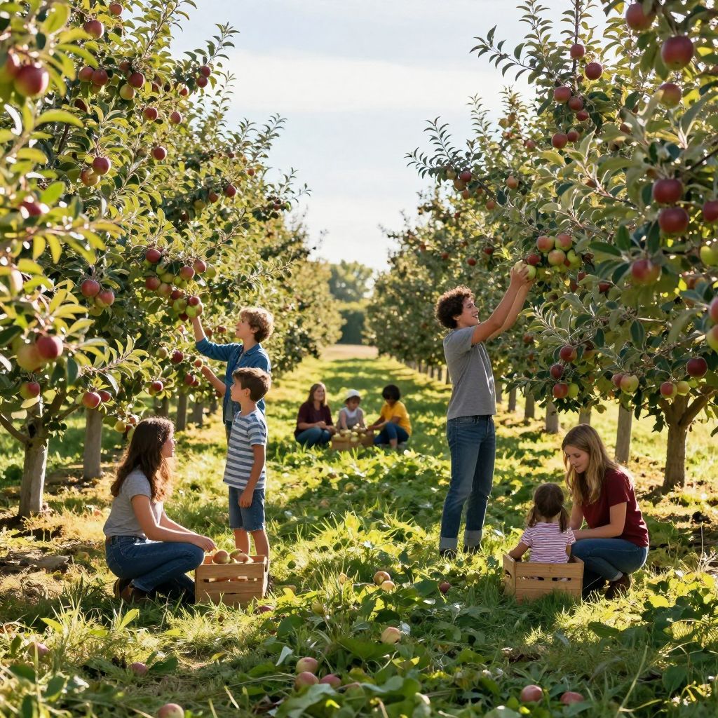 Fruit Picking at Morris Orchard