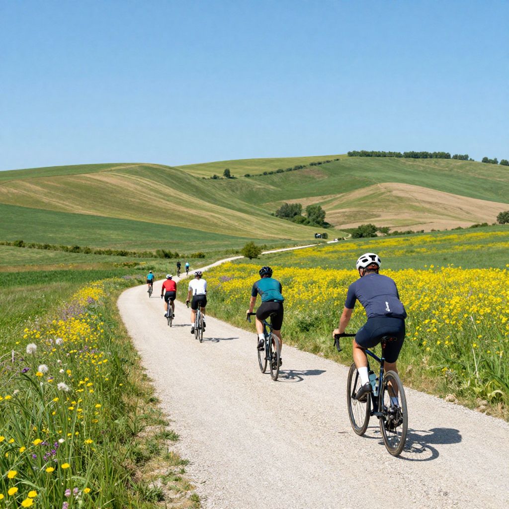 Cycling on Frederico Morini Trail