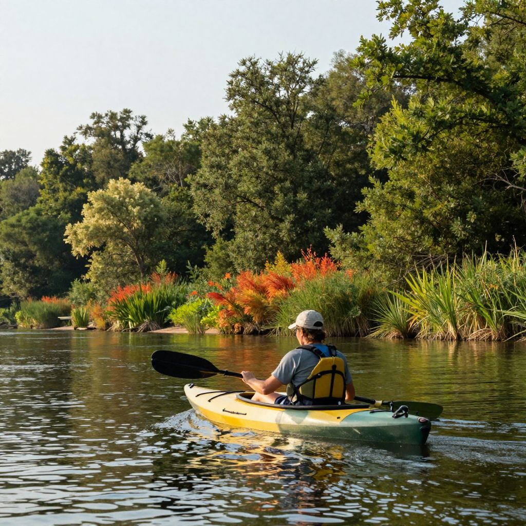 Kayaking on the Upper James River