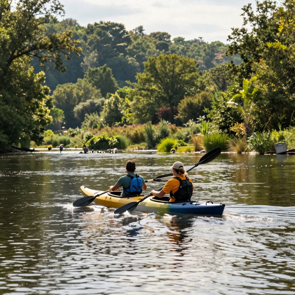Kayaking on the Rappahannock River