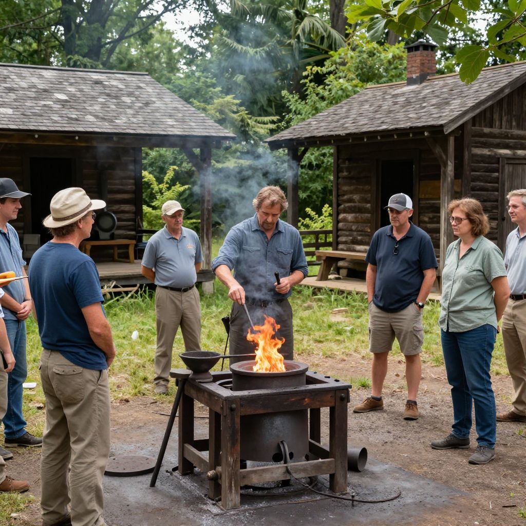 Falling Creek Ironworks Tour