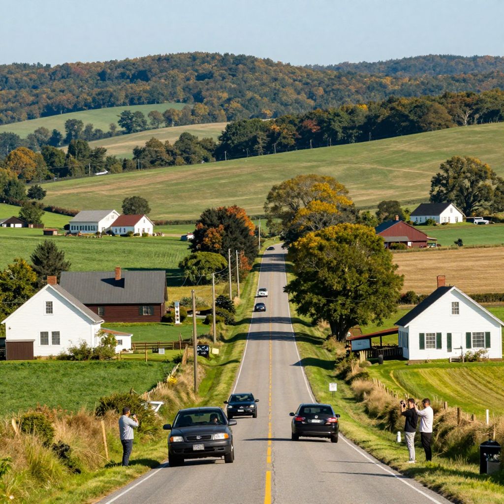 Scenic Drive Through Surry County