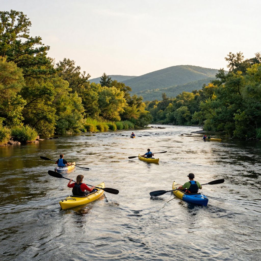 Kayaking on the Shenandoah River