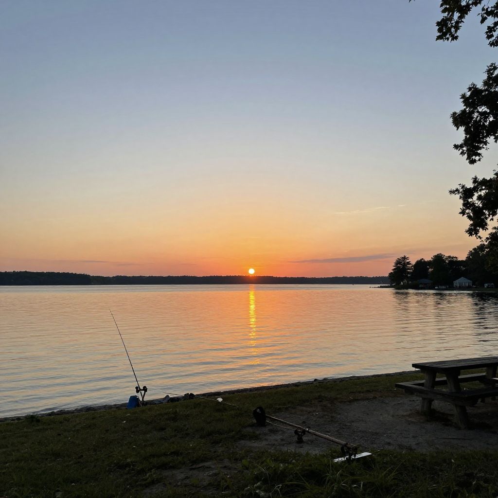 Serene Waterfront at Buggs Island Lake