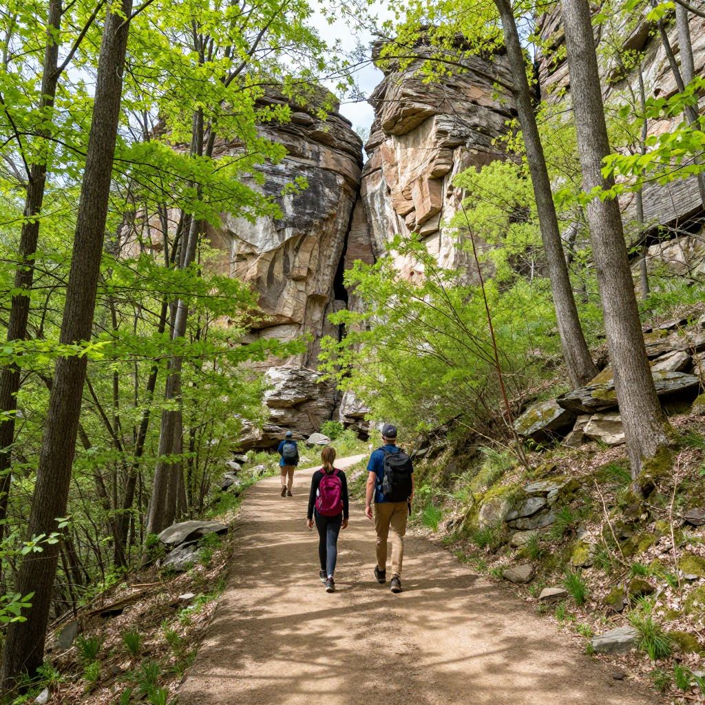 Hiking Trails at Natural Tunnel State Park
