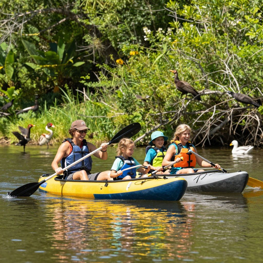 Family Paddling on Clinch River