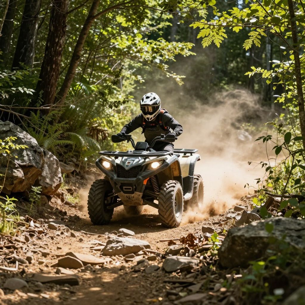 ATV Riding on Spearhead Trails