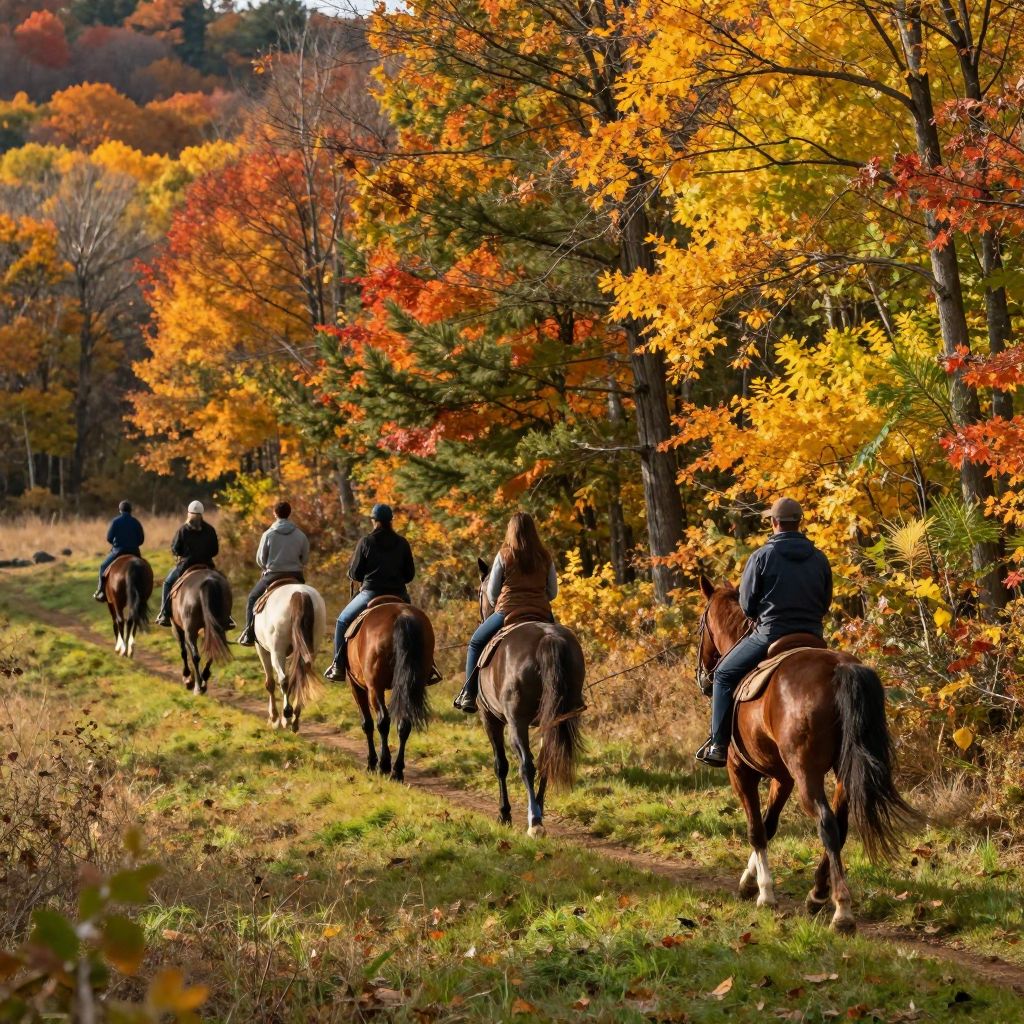 Horseback Riding in Cumberland State Forest