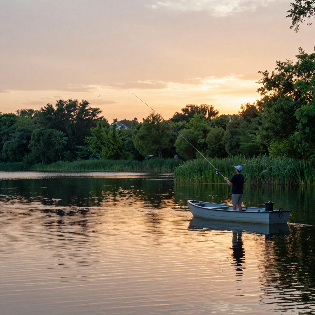 Fishing at Lake Chesdin