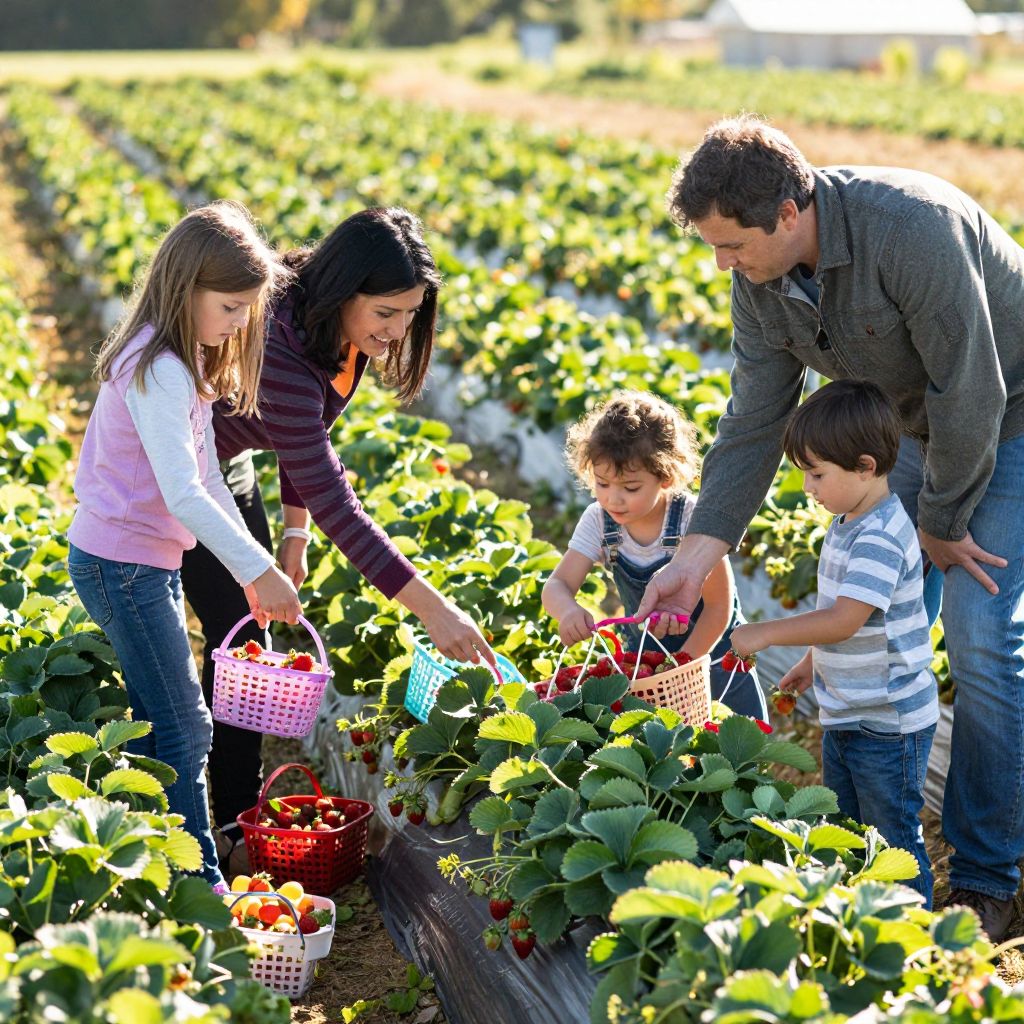 Picking Seasonal Produce at Adams Acres