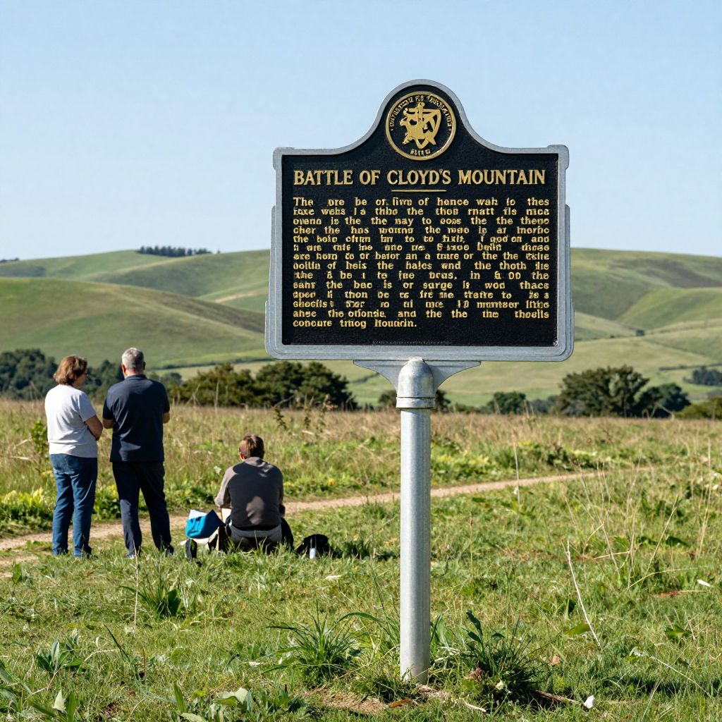 Battle of Cloyd's Mountain Historical Marker