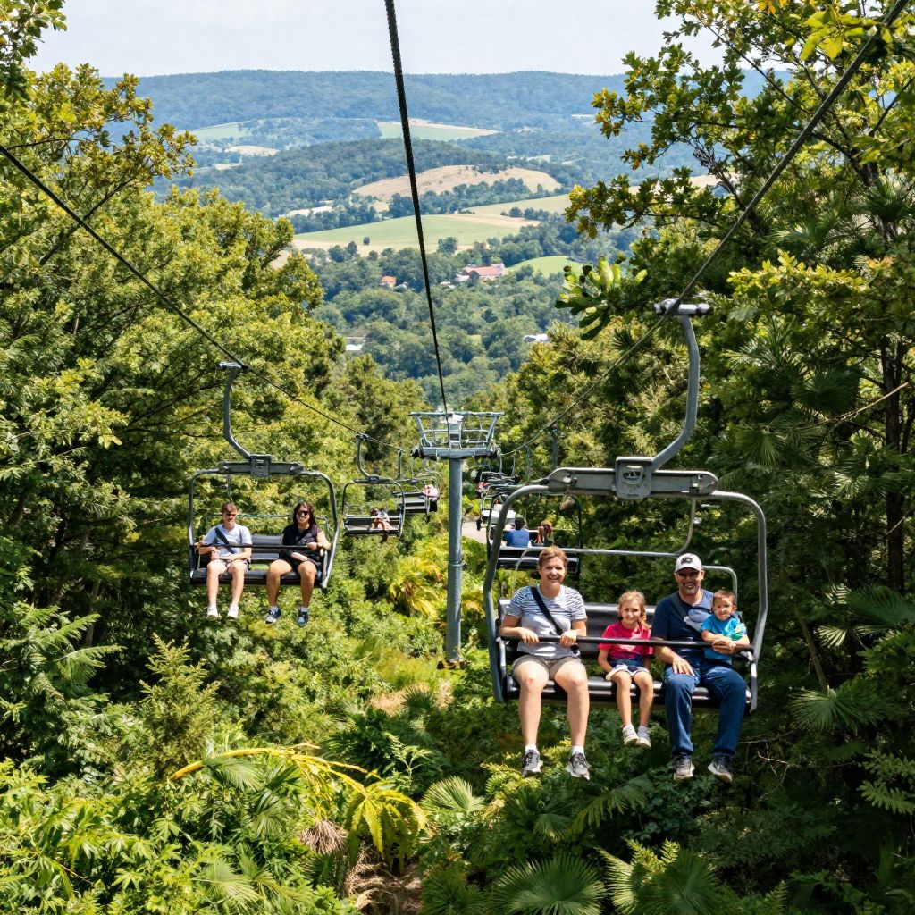 Chairlift at Natural Tunnel State Park