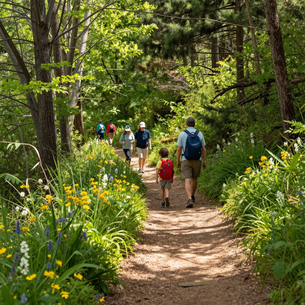 Hiking Trails at Natural Tunnel State Park