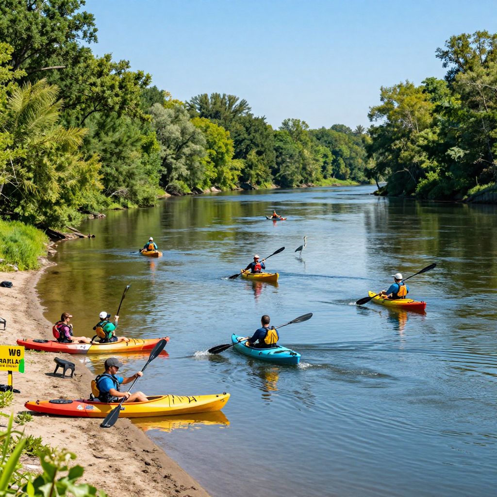 Kayaking on Rappahannock River