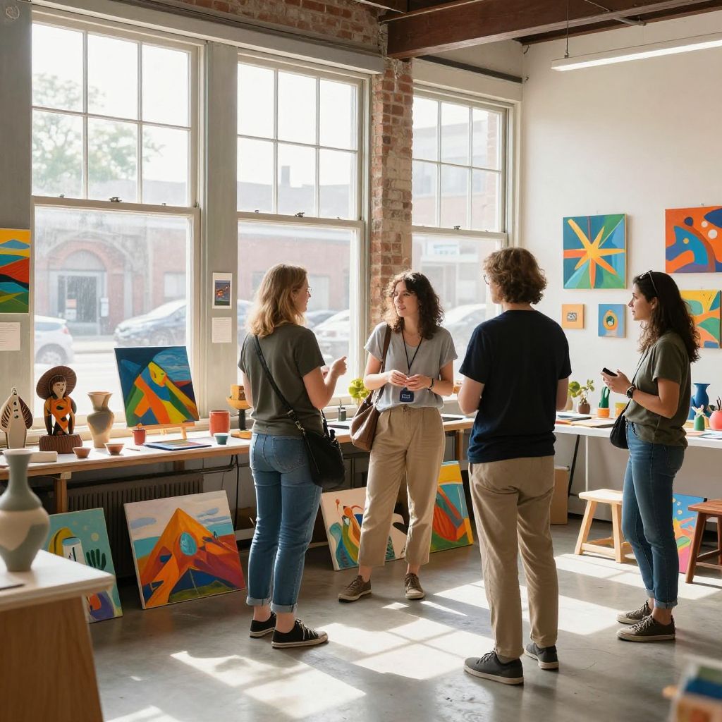 Local art studios and galleries