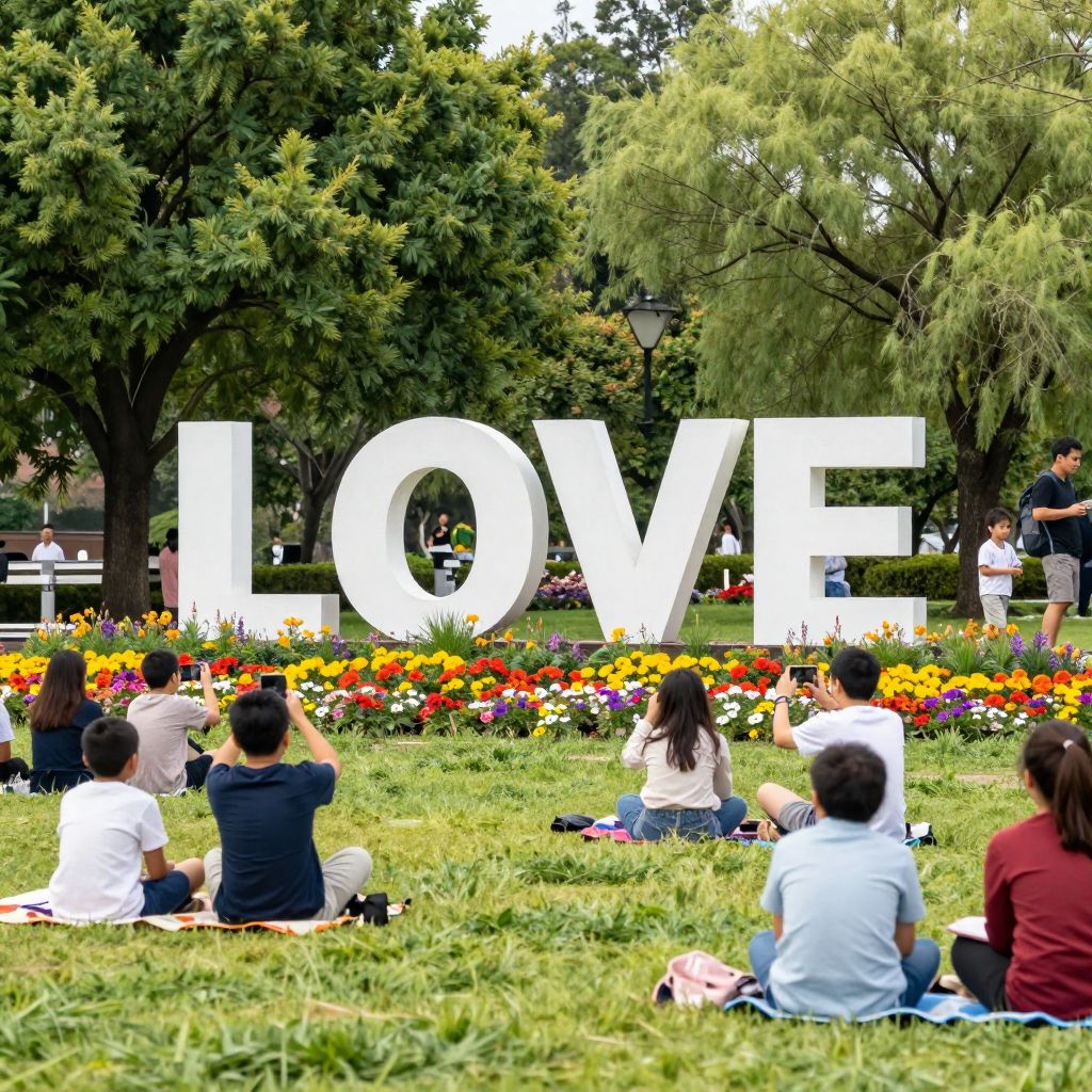 Hurkamp Park and LOVE Sign