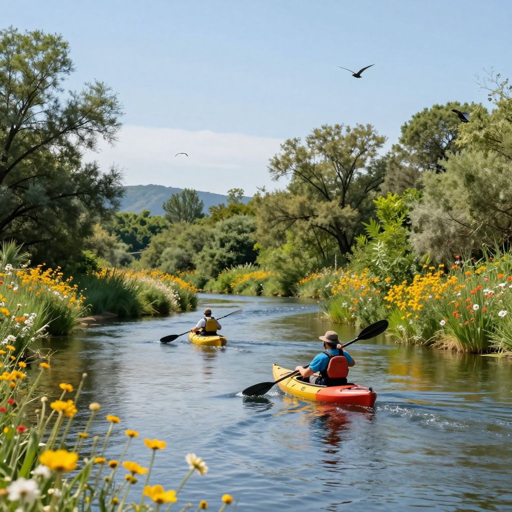 Kayaking on the New River