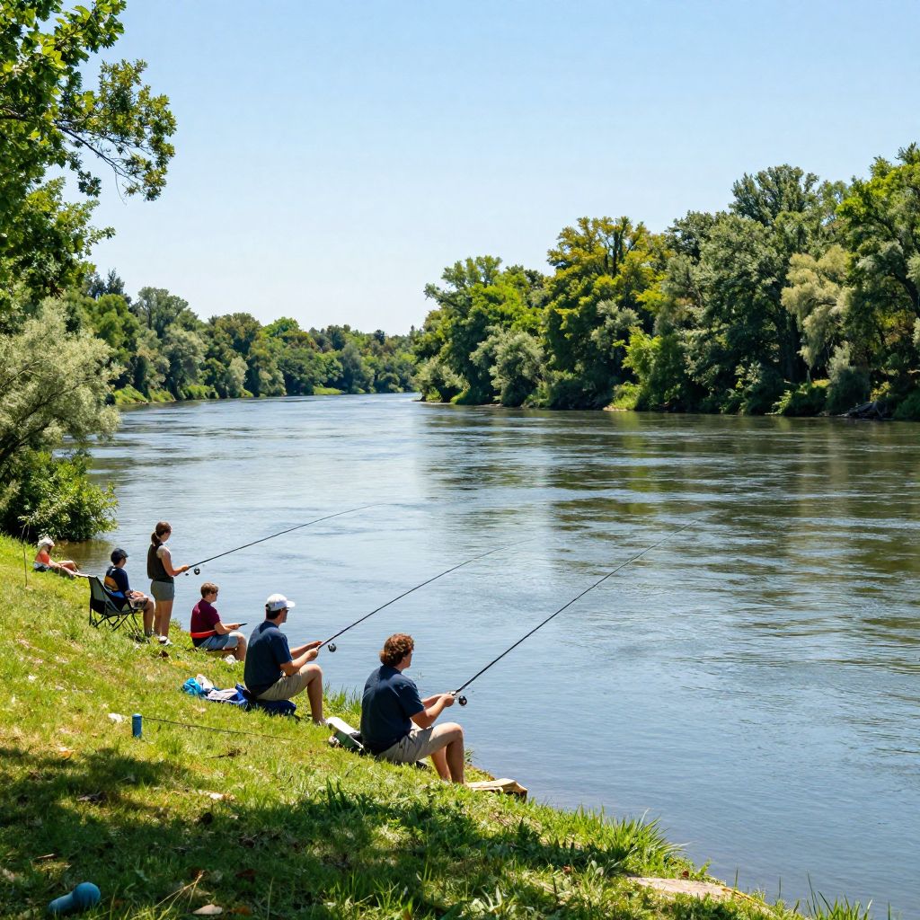 Fishing at Pearisburg Access