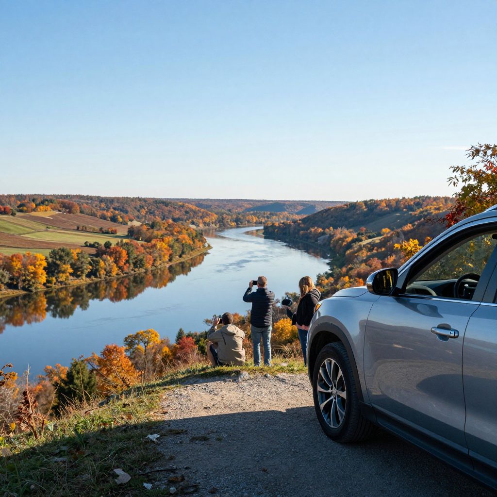 Scenic Drive Along the New River