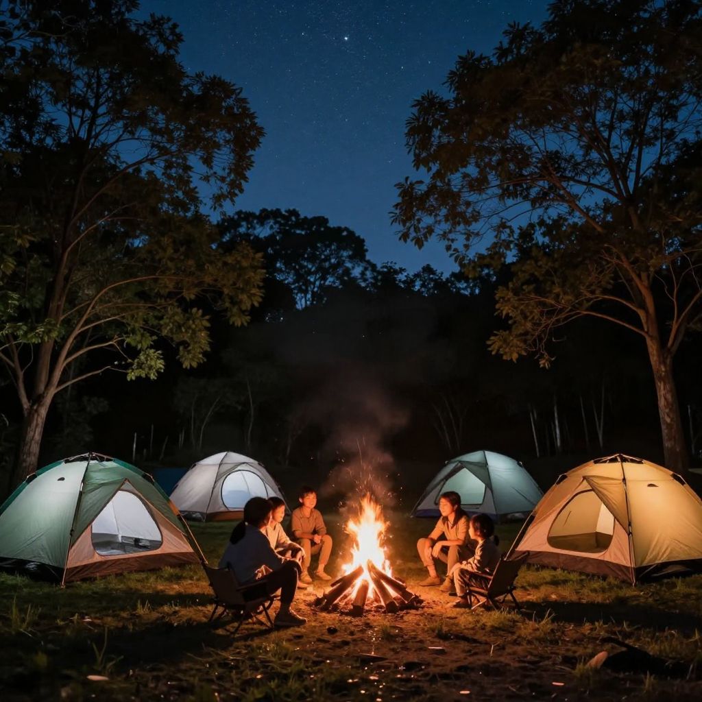 Camping at Glen Lyn Park