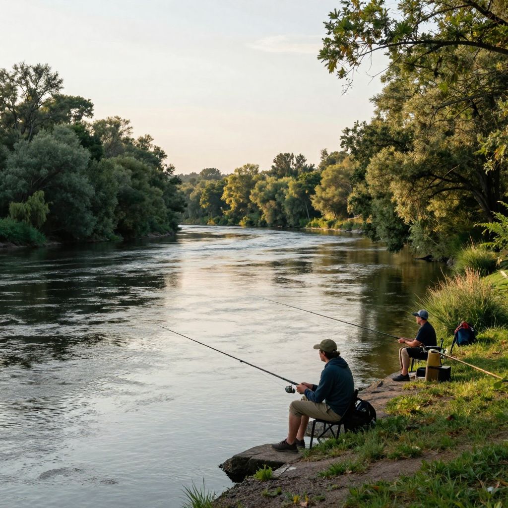 Fishing at Bullpasture River