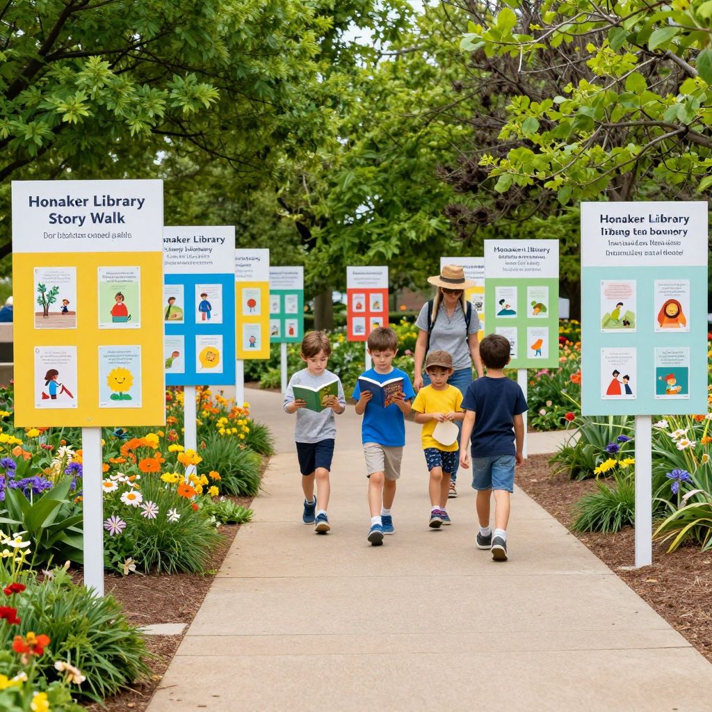 Honaker Library Story Walk