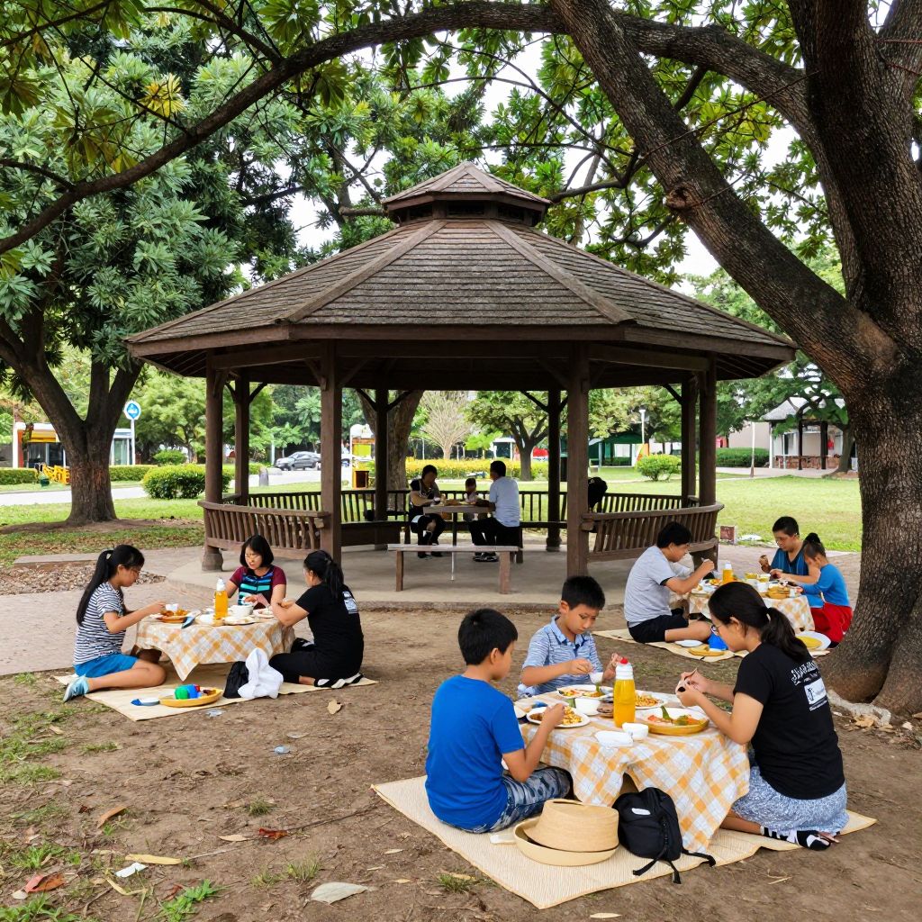 Pavilion Areas in Wayside Park