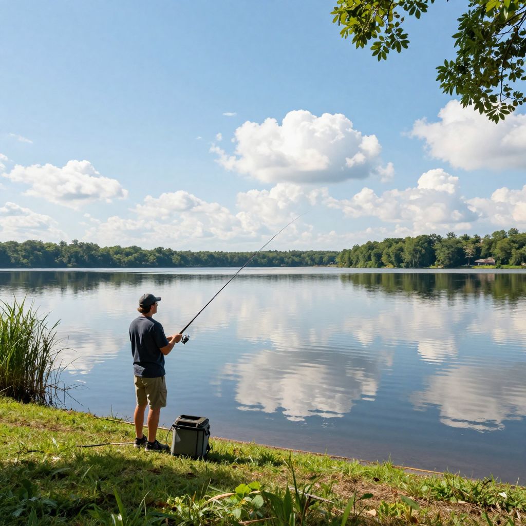 Fishing at Leesville Lake