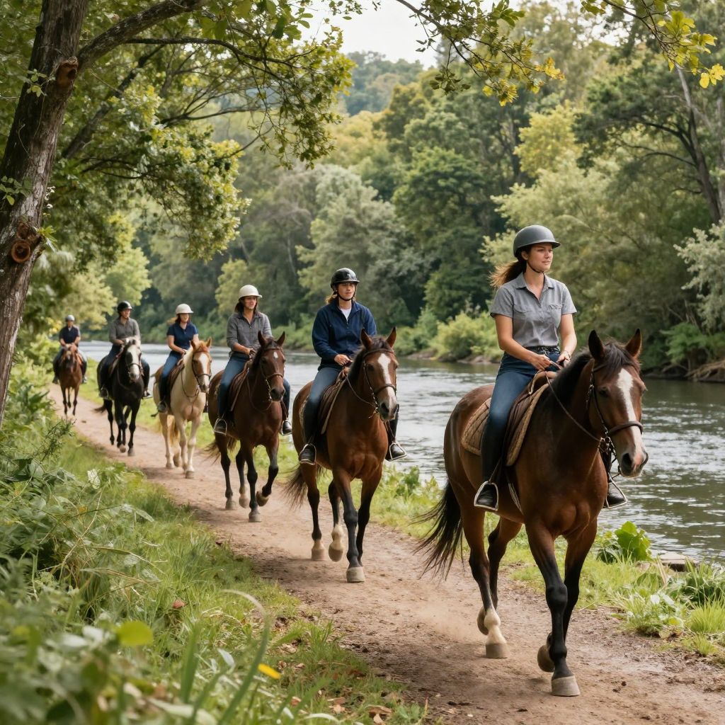 Horseback Riding with Shoal Creek Horse Adventures