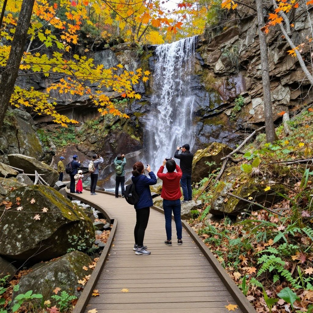 Falling Springs Waterfall
