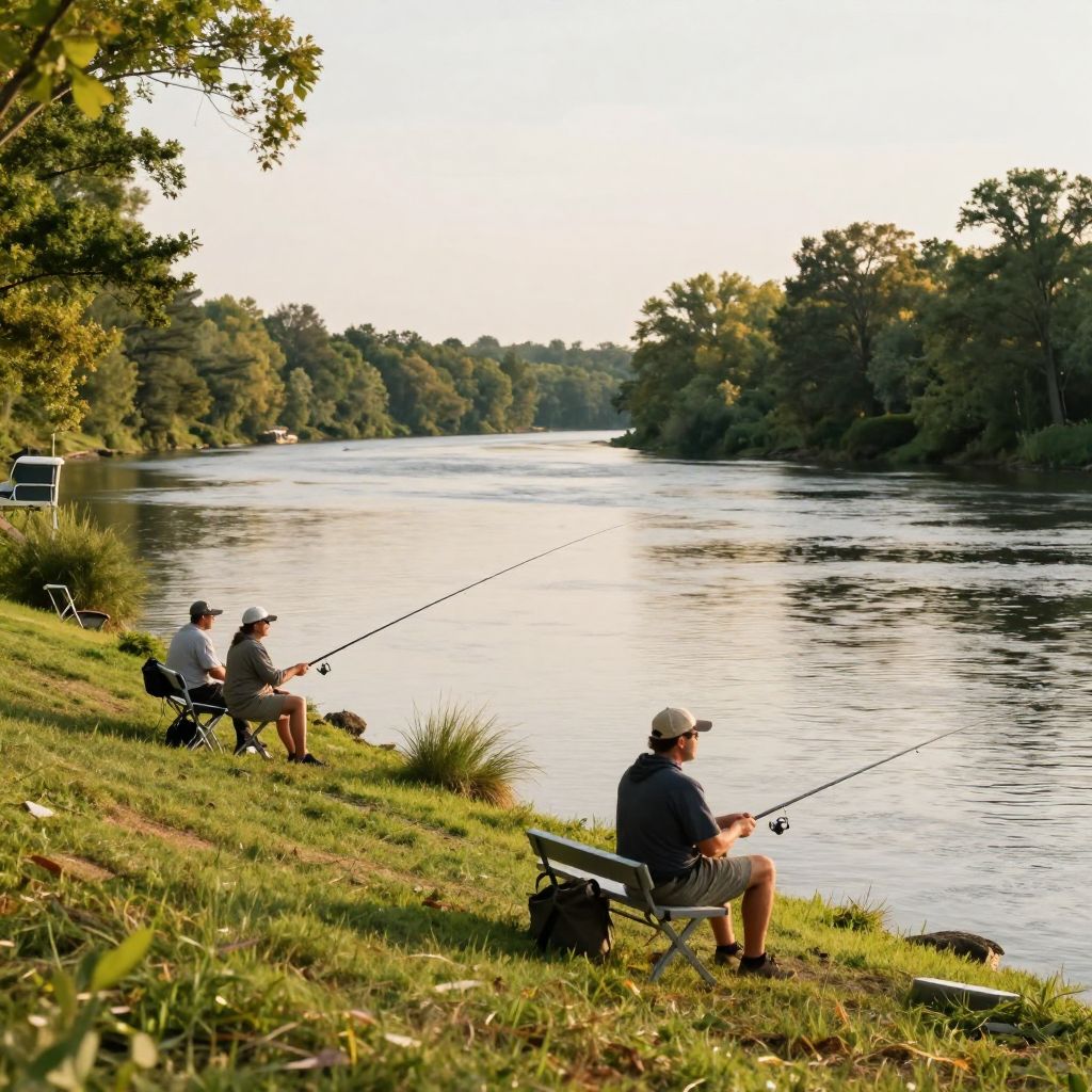 Fishing Along the Rappahannock River