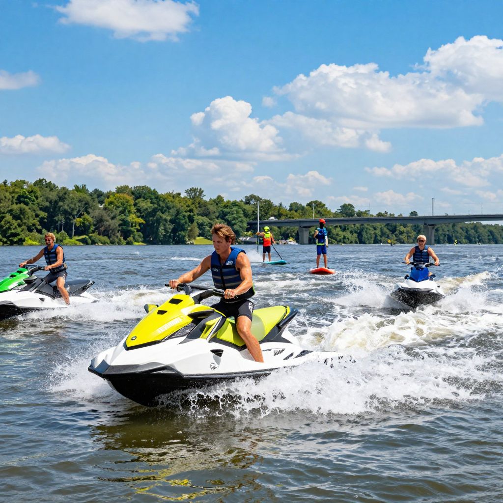 Rent a Boat for Jet Skiing or Paddle Boarding