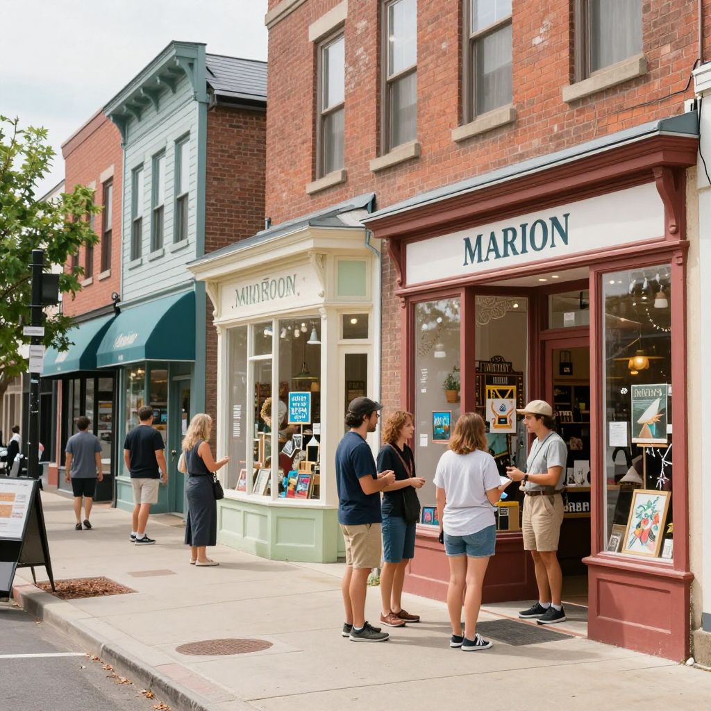 Shopping in Downtown Marion