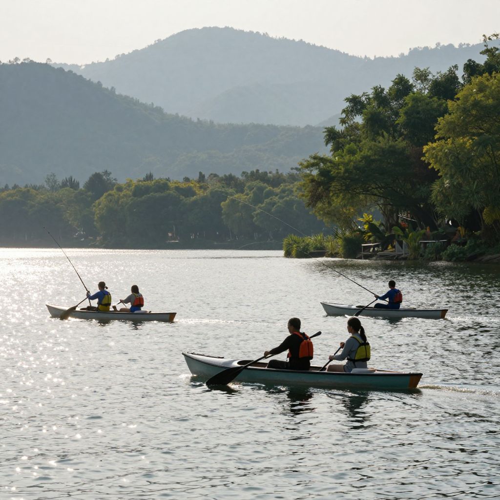 Boating on Hungry Mother Lake