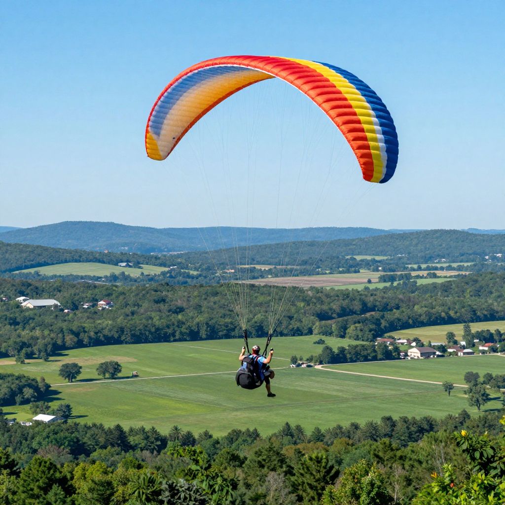Paragliding with Virginia Hang Gliding