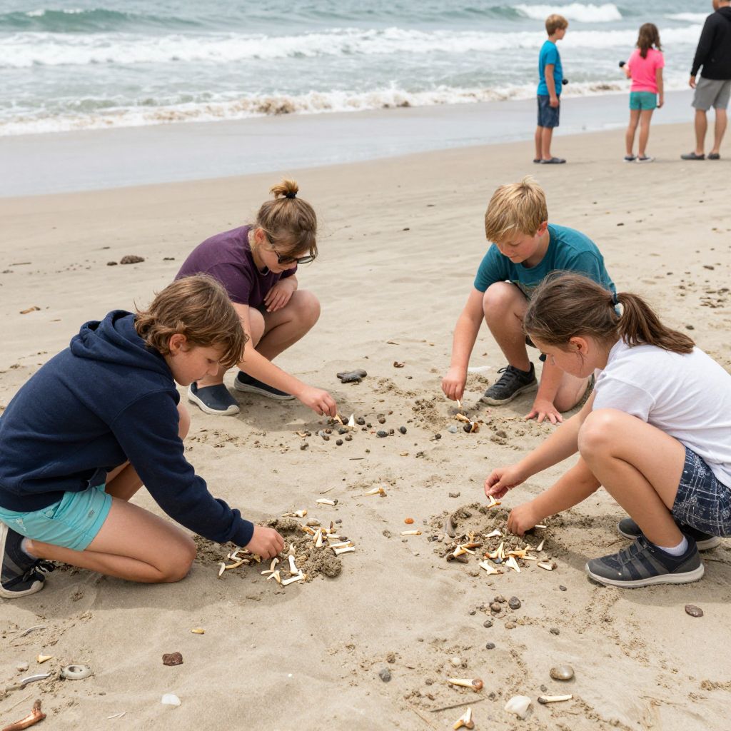 Go Shark Tooth Hunting at Fossil Beach