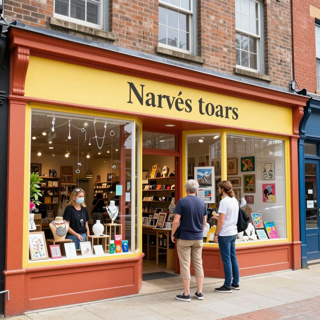 Local Shops in Downtown Narrows