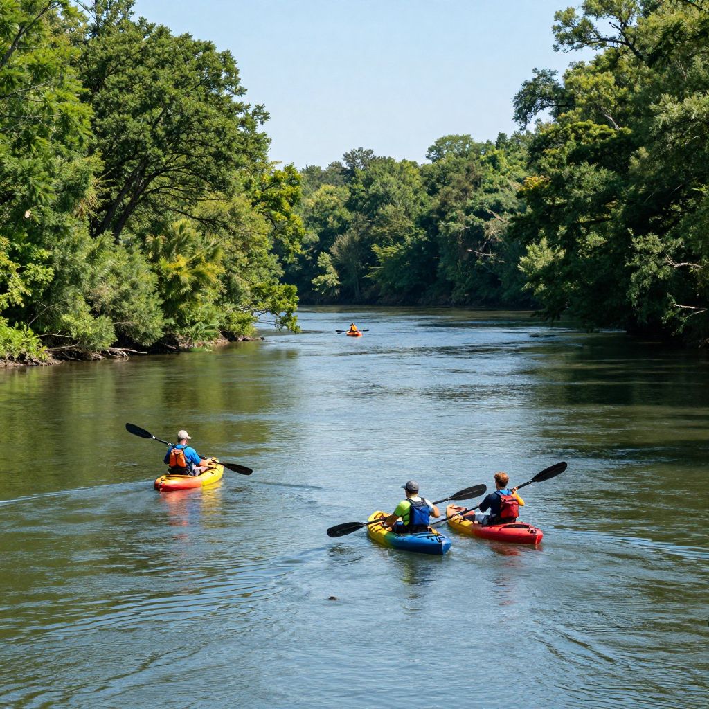 Kayaking on the Chickahominy River
