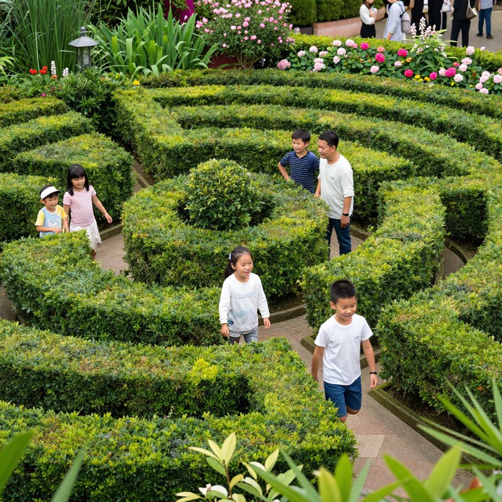 Garden Maze at Mazeland Park