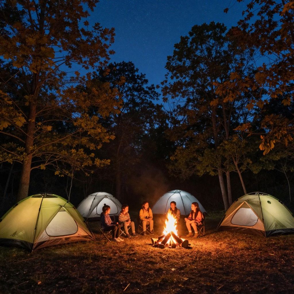 Camping at Fairy Stone State Park