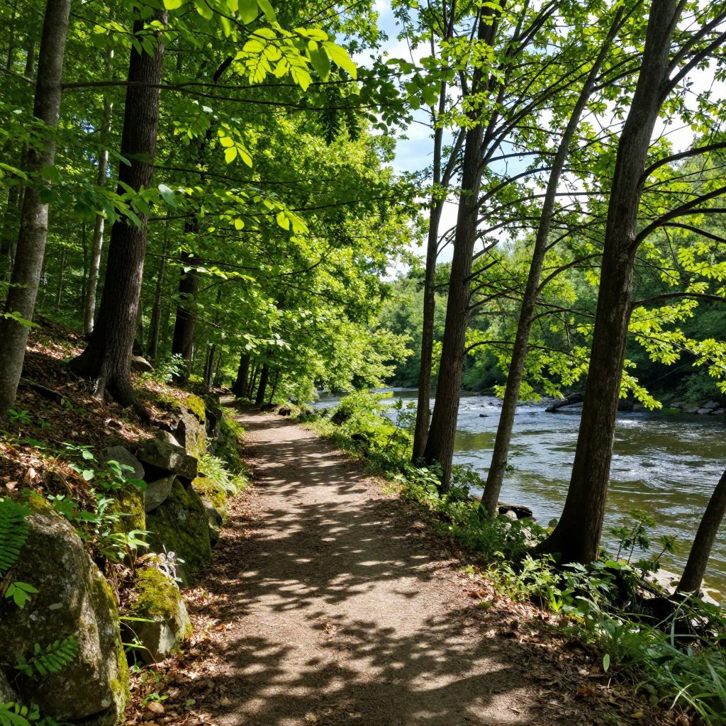 Hiking at Powhatan State Park
