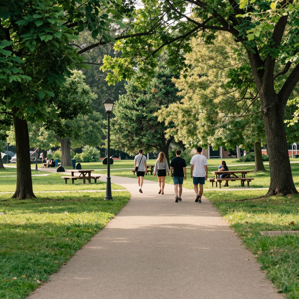 Golden Park Peaceful Walk