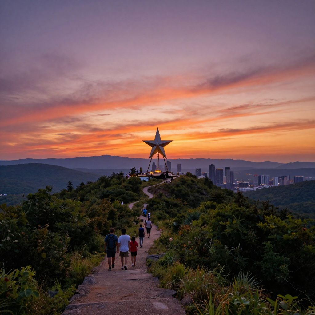 Hiking Roanoke Star